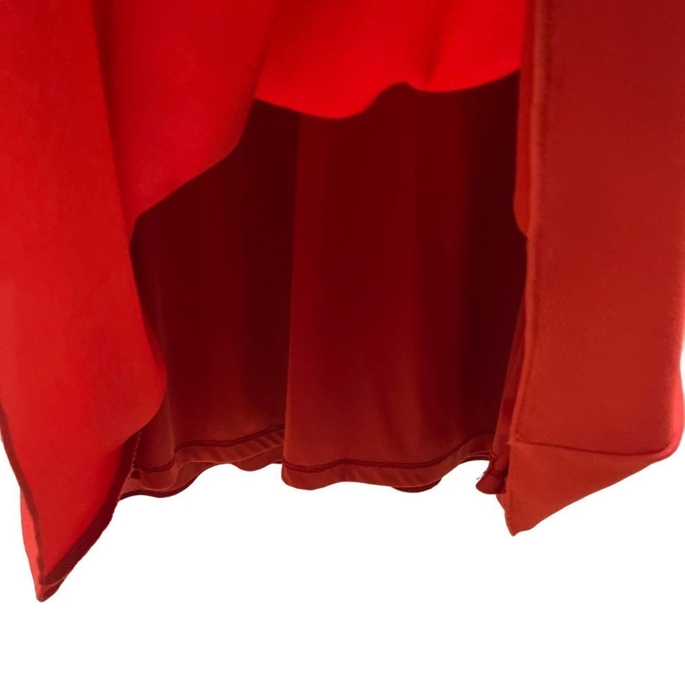 Zara bell sleeve shift dress Rust Orange - Picture 2 of 5